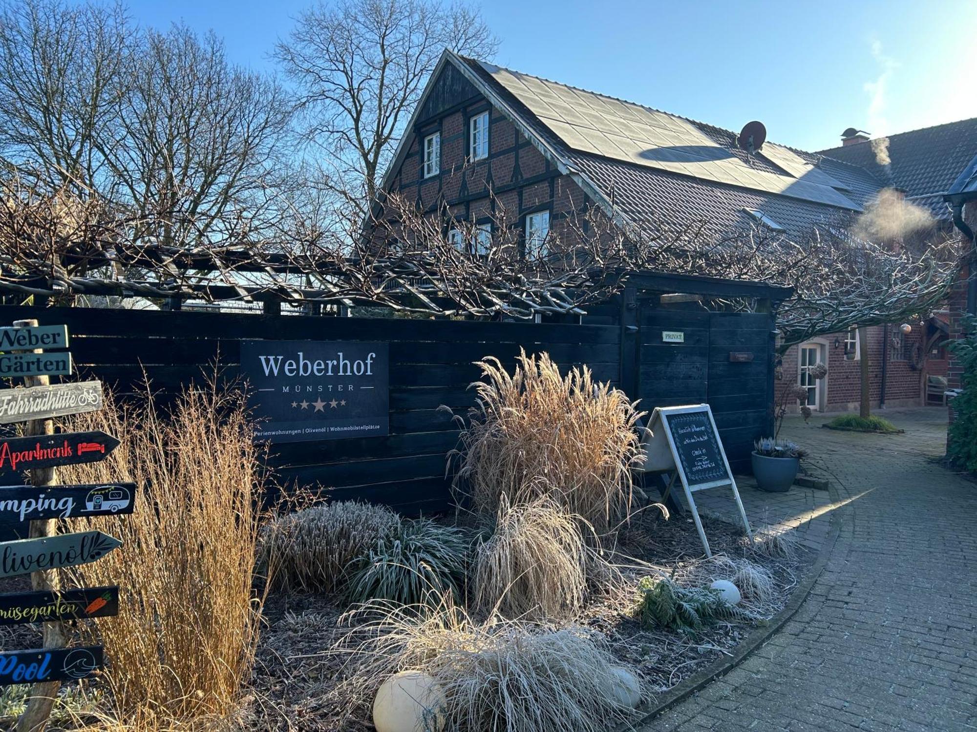 شقة Weberhof - Muenster المظهر الخارجي الصورة